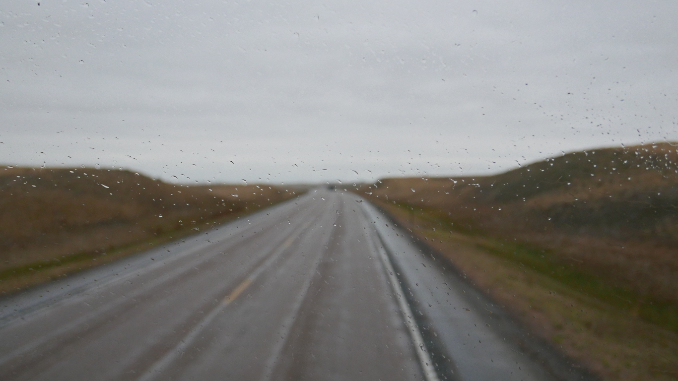US Rainy Road (Route 90)